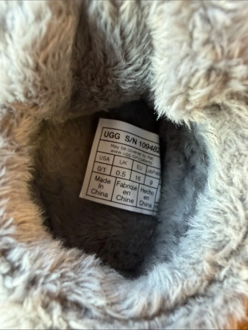 UGG Gray Infant Booties